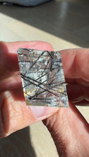 Load image into Gallery viewer, Black Tourmalinated Quartz Gemstone