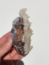 Load image into Gallery viewer, Fluorite and Calcite Crystal Specimen
