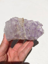 Load image into Gallery viewer, Fluorite and Calcite Crystal Specimen