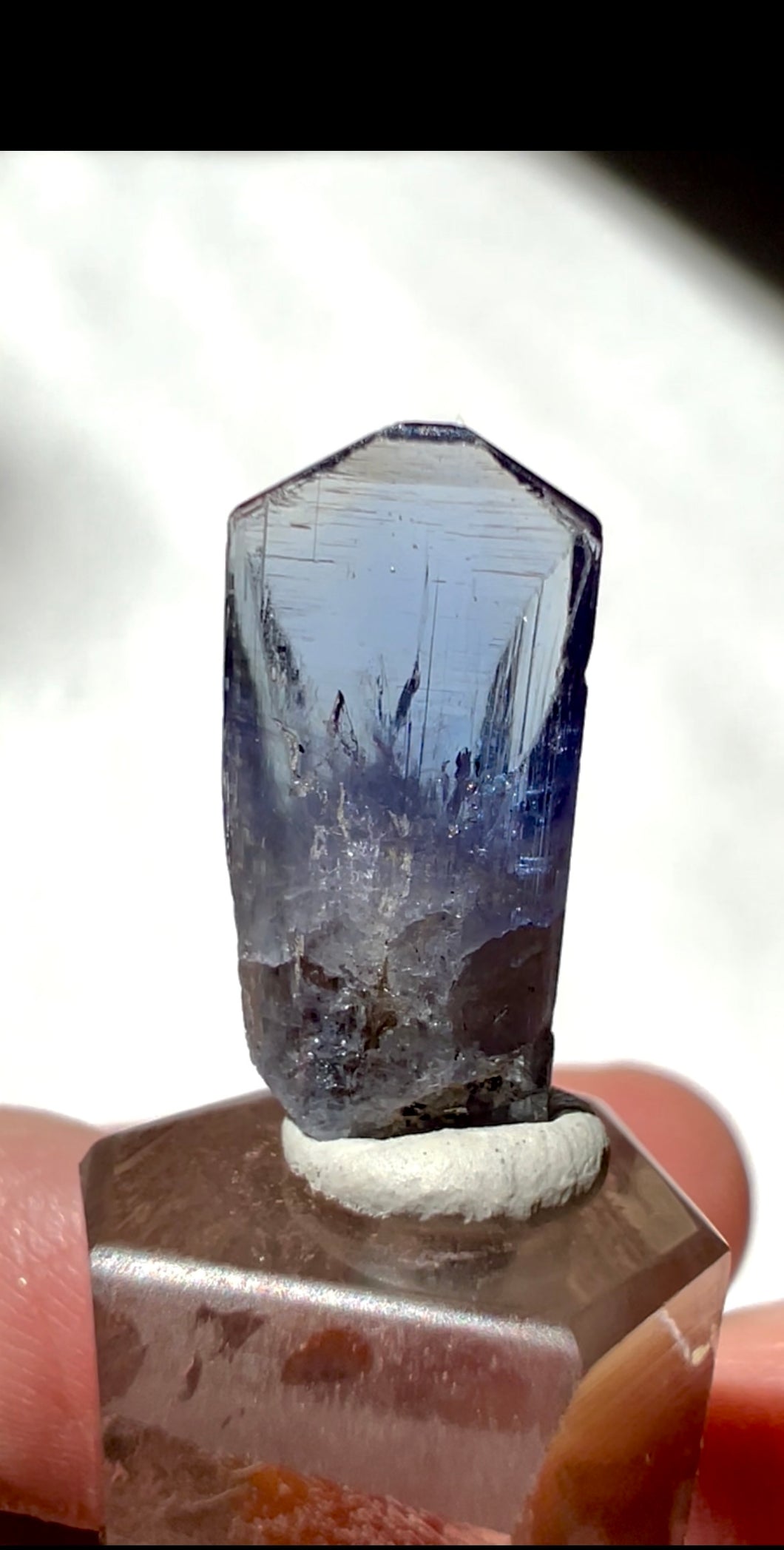 Unheated Gem Tanzanite Crystal