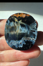 Load image into Gallery viewer, Large Namibian Blue Pietersite Cabochon
