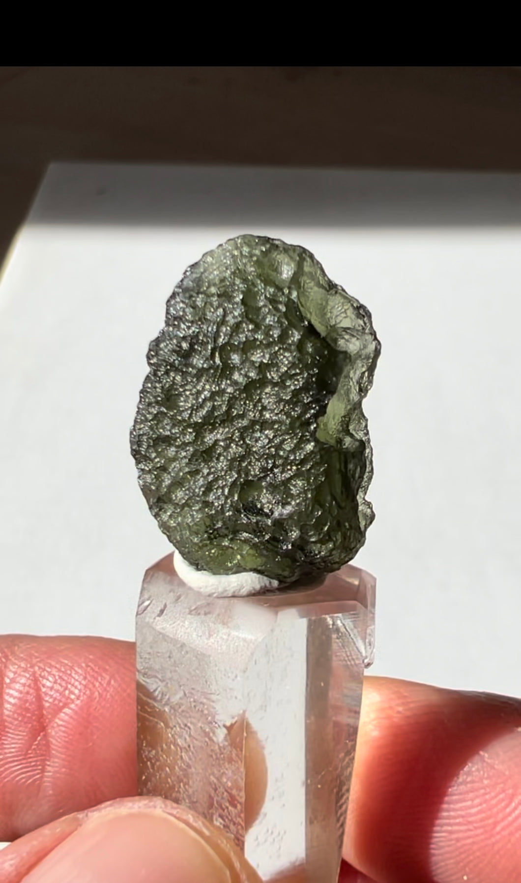 Gemmy Moldavite Stone