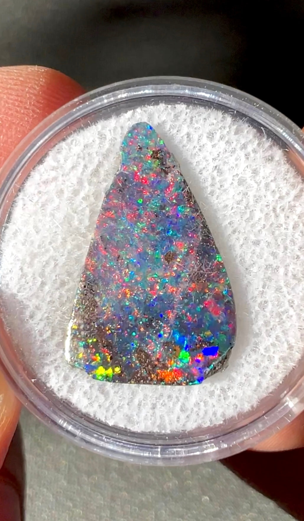 Gorgeous Glittery Boulder Opal Gemstone