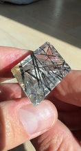 Load image into Gallery viewer, Black Tourmalinated Quartz Gemstone
