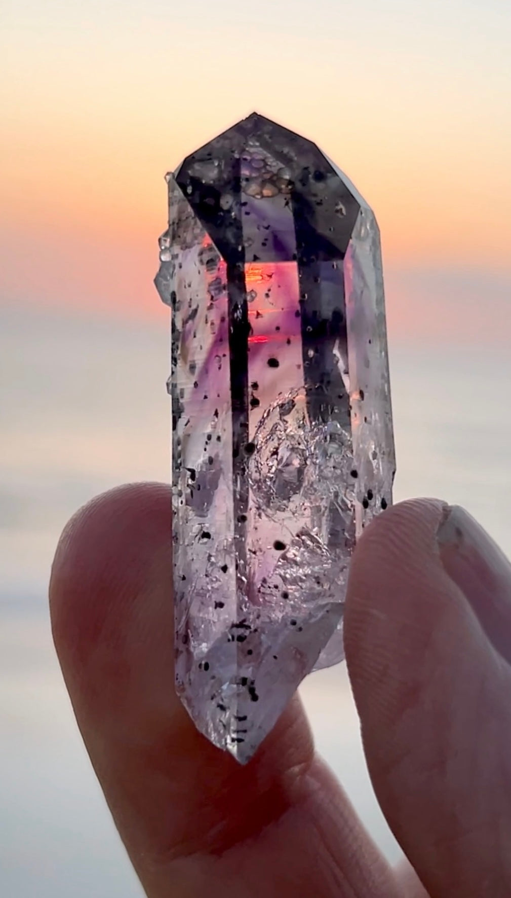 Glittery Brandberg Amethyst Crystal – Rock A William Minerals