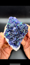 Load image into Gallery viewer, Milpilas Azurite Crystal Plate
