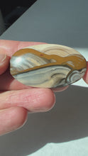 Load and play video in Gallery viewer, Blue Biggs Picture Jasper Cabochon
