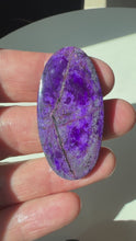 Load and play video in Gallery viewer, Large Sugilite Cabochon
