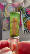 Load and play video in Gallery viewer, Brazilian Watermelon Tourmaline Crystal
