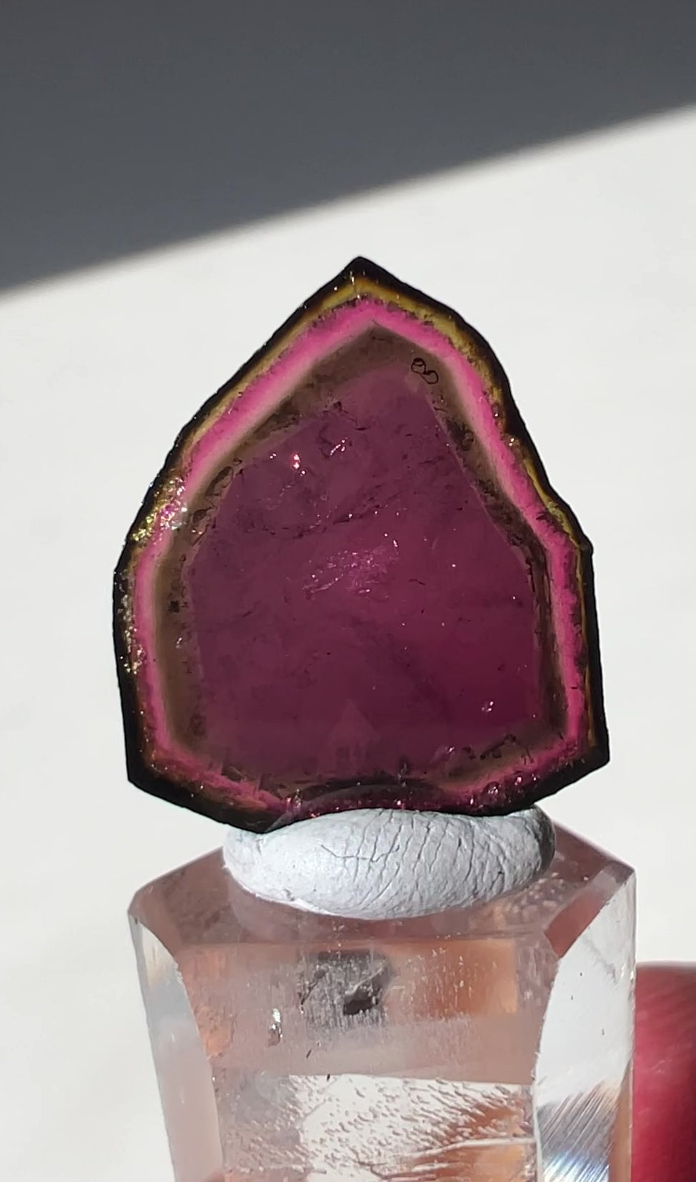 Brazilian Watermelon Tourmaline Slice