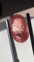 Load and play video in Gallery viewer, Faceted Oregon Sunstone With Schiller
