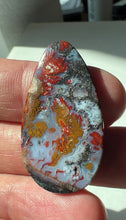 Load and play video in Gallery viewer, Wingate Plume Agate Cabochon

