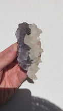 Load and play video in Gallery viewer, Fluorite and Calcite Crystal Specimen
