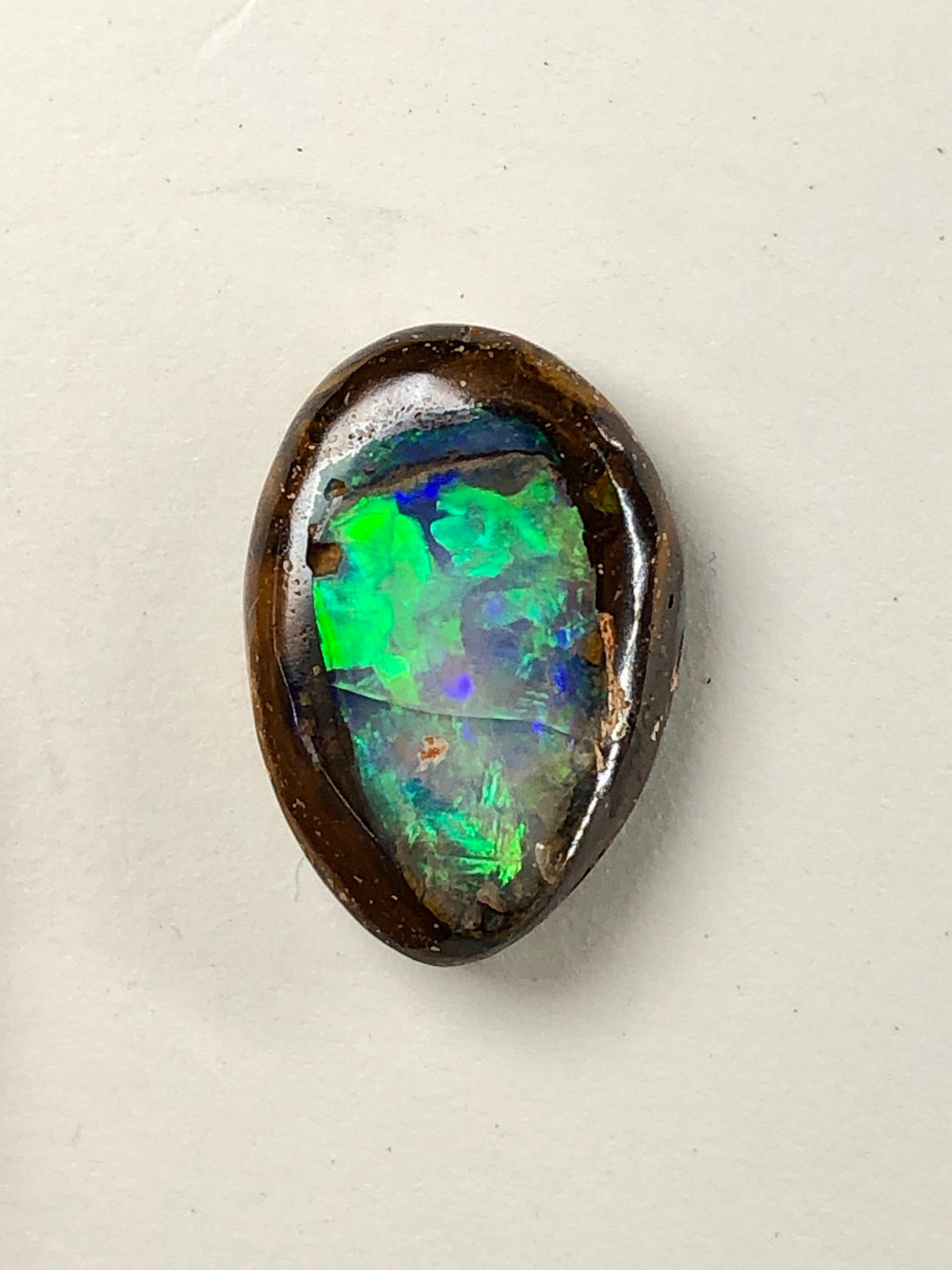 Bright Boulder Opal Ringstone: Video!