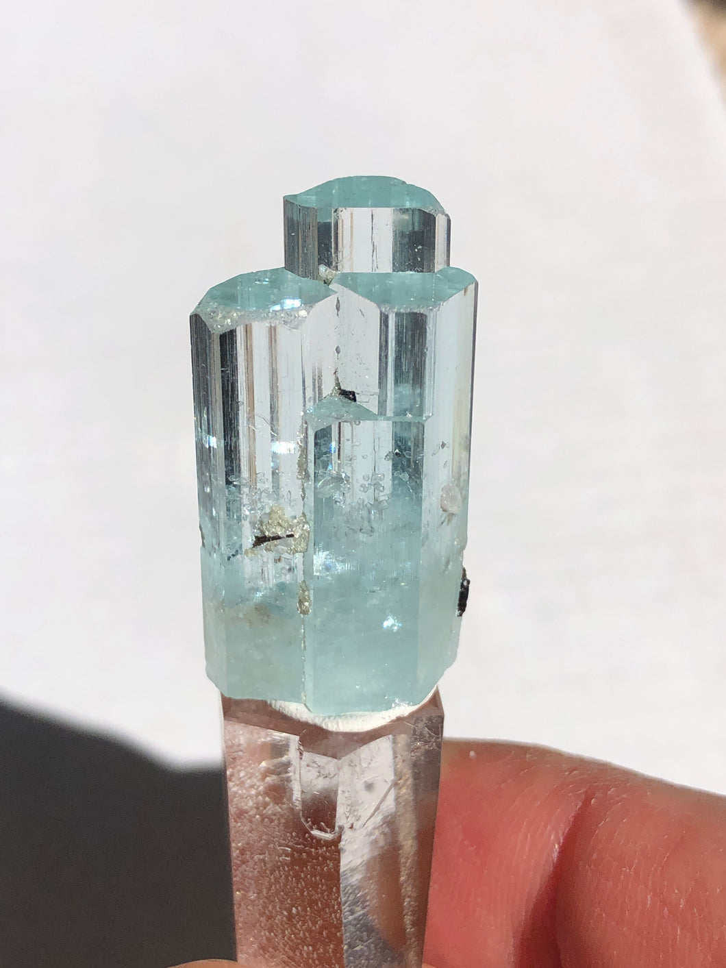 Gem Aquamarine Crystal Cluster